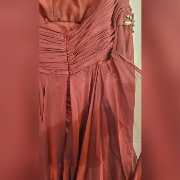 Evening prom class dress high low - Picture 4 of 4